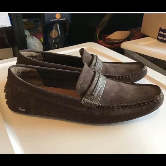 lacoste driving loafers